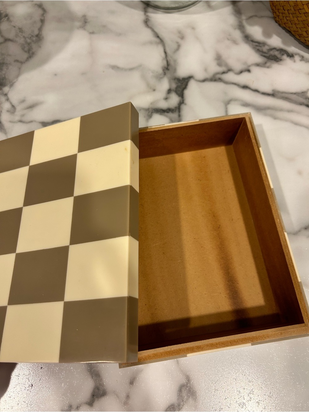 Checkered Box Decor - Picture 3 of 3